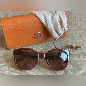 Tory Burch Sunglasses, burnt orange